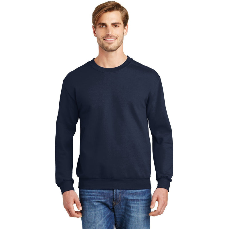 no-logo CLOSEOUT - Anvil Crewneck Sweatshirt-Anvil-Navy-2XL-Thread Logic