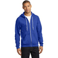 no-logo CLOSEOUT - Anvil Full-Zip Hooded Sweatshirt-Anvil-Royal Blue-L-Thread Logic