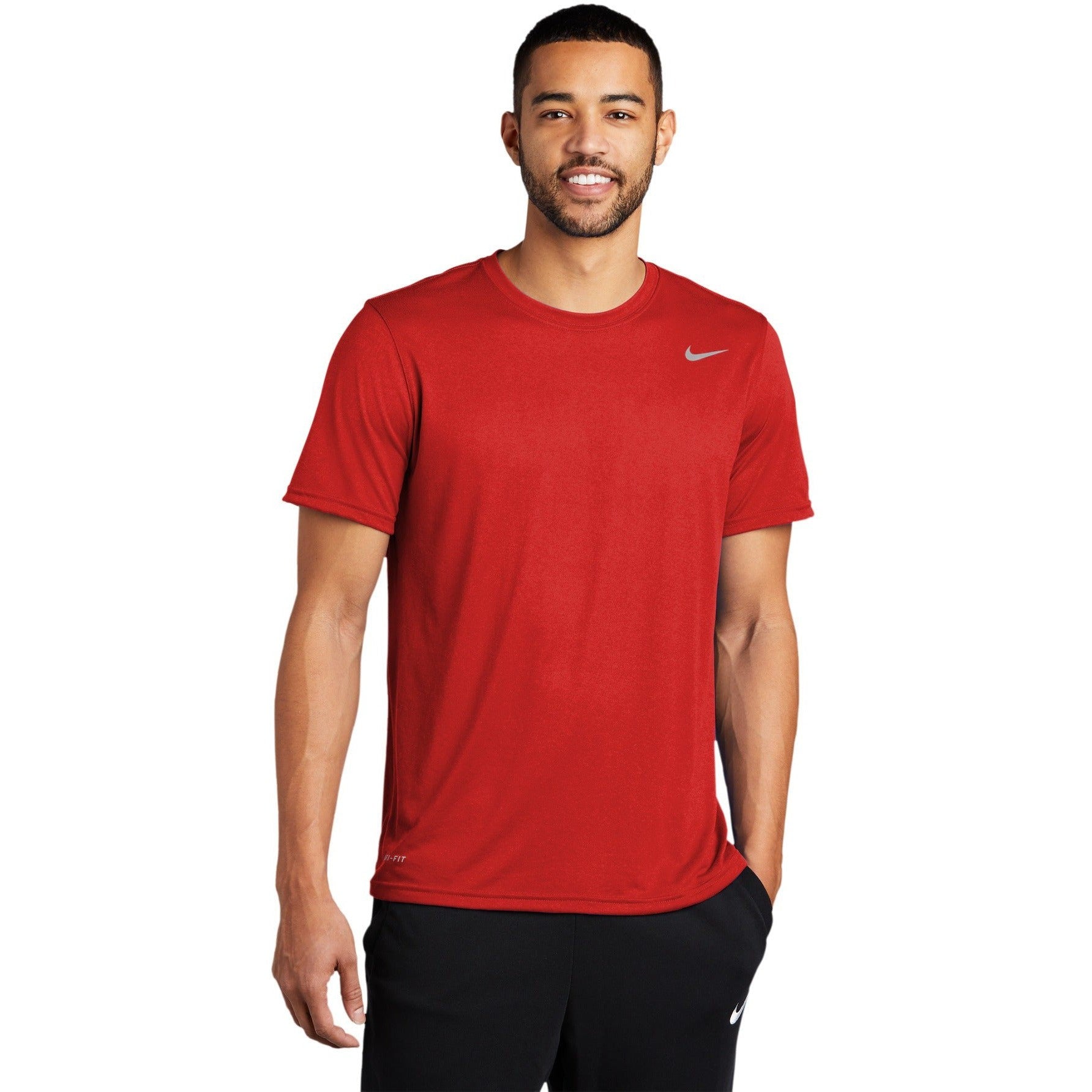 no-logo CLOSEOUT - Nike Legend Tee-Nike-University Red-L-Thread Logic