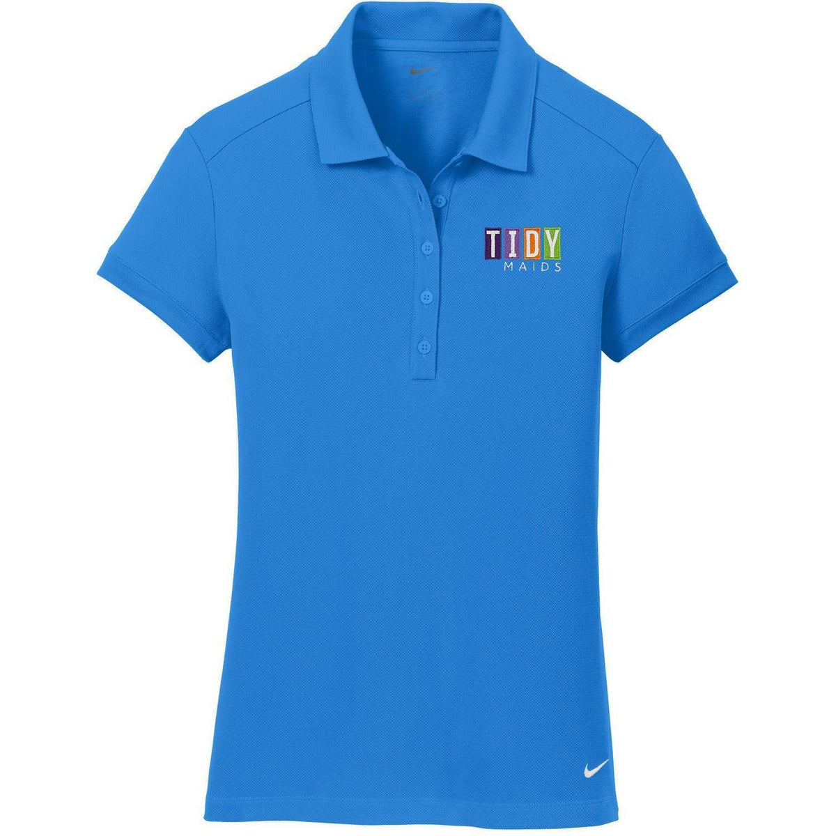 no-logo NIKE Women's Dri-FIT Solid Icon Pique Modern Fit Polo-Regular-Nike-Thread Logic