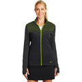 no-logo CLOSEOUT - Nike Ladies Therma-FIT Hypervis Full-Zip Jacket-Nike-Black/Volt-L-Thread Logic