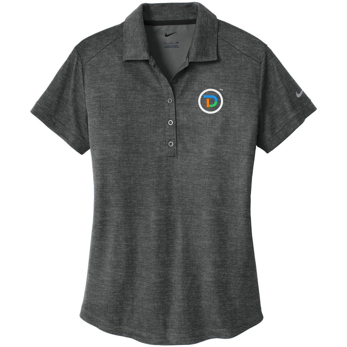 no-logo NIKE Women's Dri-FIT Crosshatch Polo-Active-Nike-Thread Logic