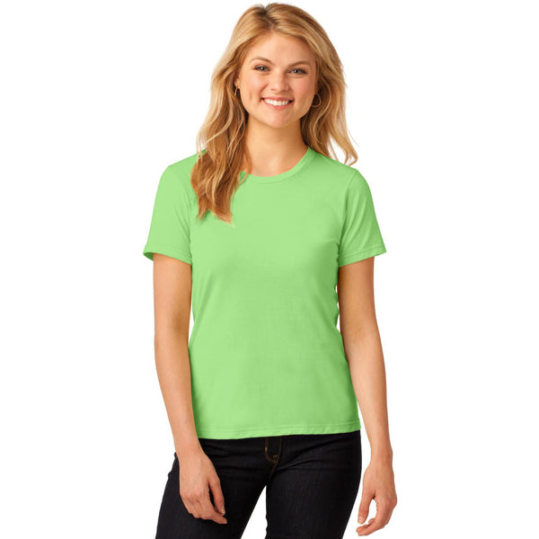 no-logo CLOSEOUT - Gildan Ladies 100% Ring Spun Cotton T-Shirt-Gildan-Key Lime-S-Thread Logic