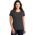 no-logo CLOSEOUT - Gildan Ladies 100% Ring Spun Cotton T-Shirt-Gildan-Smoke-S-Thread Logic