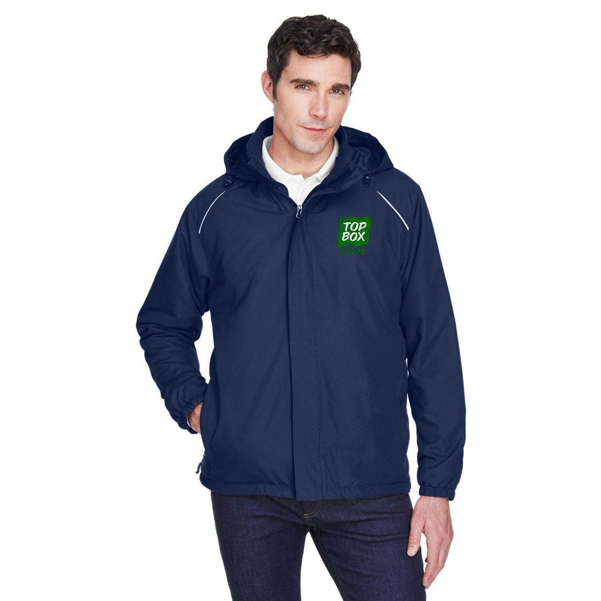 no-logo Core 365 Tall Brisk Insulated Jacket-Men's Jackets-CORE365-Thread Logic