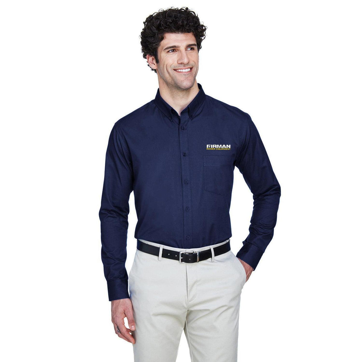 no-logo Core 365 Easy Care Shirt-Men's Dress Shirts-CORE365-Thread Logic