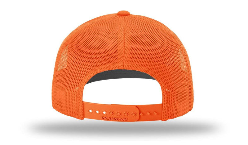 no-logo Richardson Blaze Trucker-Richardson-Blaze Orange Mesh Back-OSFM-Thread Logic