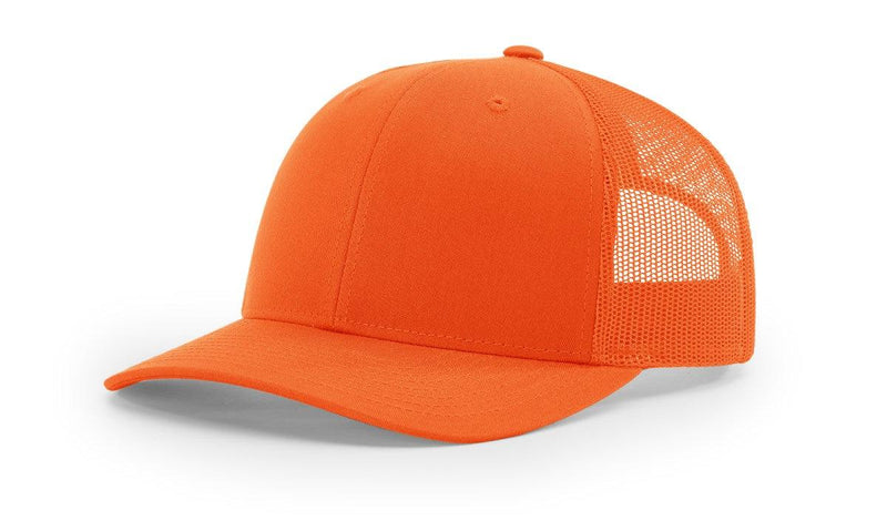 no-logo Richardson Blaze Trucker-Richardson-Blaze Orange Mesh Back-OSFM-Thread Logic