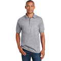 no-logo CLOSEOUT - Gildan DryBlend 6-Ounce Jersey Knit Sport Shirt with Pocket-Gildan-Sport Grey-S-Thread Logic