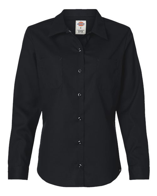 Dickies Ladies Long Sleeve Industrial Work Shirt