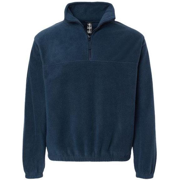 Burnside Polar Fleece Quarter-Zip Pullover