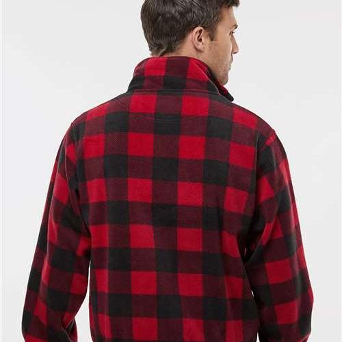 no-logo Burnside Polar Fleece Quarter-Zip Pullover-Burnside-Thread Logic