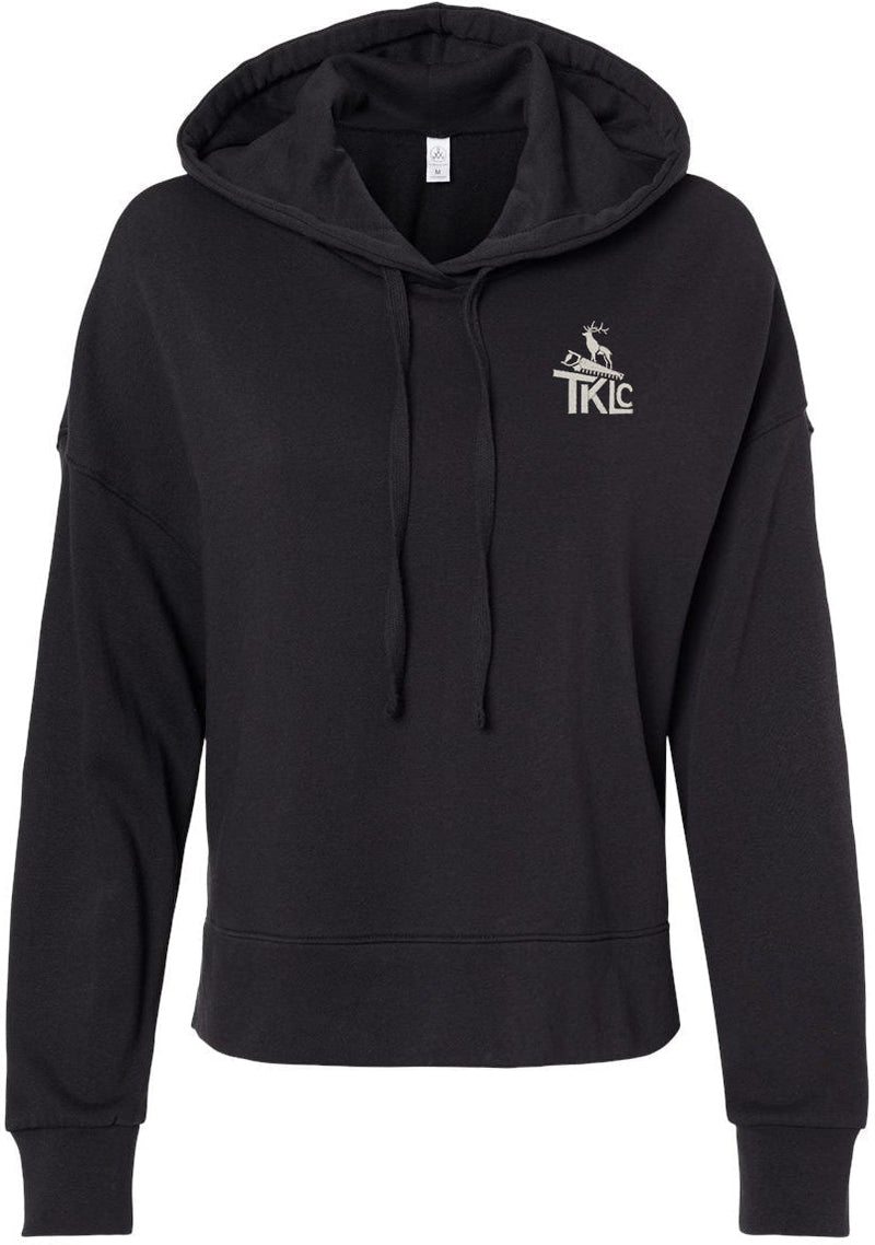 no-logo Alternative Ladies Eco-Washed Terry Hooded Sweatshirt-Fleece-Alternative-Thread Logic