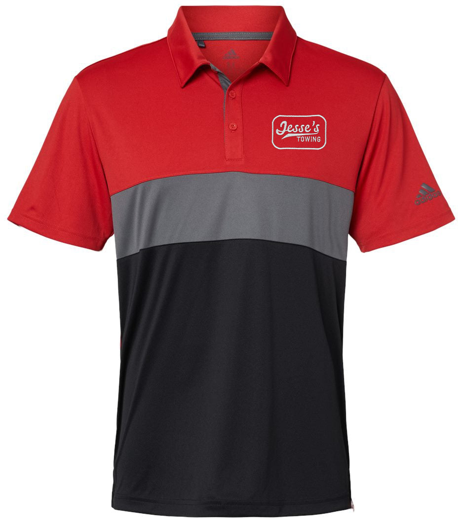 no-logo Adidas Merch Block Polo-Men's Polos-Adidas-Thread Logic