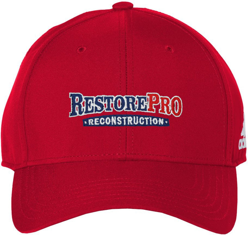 no-logo Adidas Core Performance Max Cap-Caps-Adidas-Red-OSFA-Thread Logic