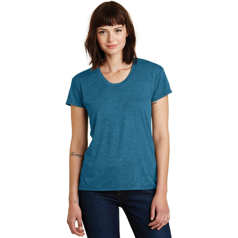 no-logo CLOSEOUT - Alternative Kimber Melange Burnout T-Shirt-Alternative-Peacock Heather-S-Thread Logic