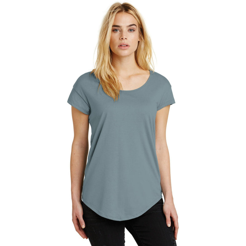no-logo CLOSEOUT - Alternative Women's Origin Cotton Modal T-Shirt-Alternative-Blue Fog-S-Thread Logic
