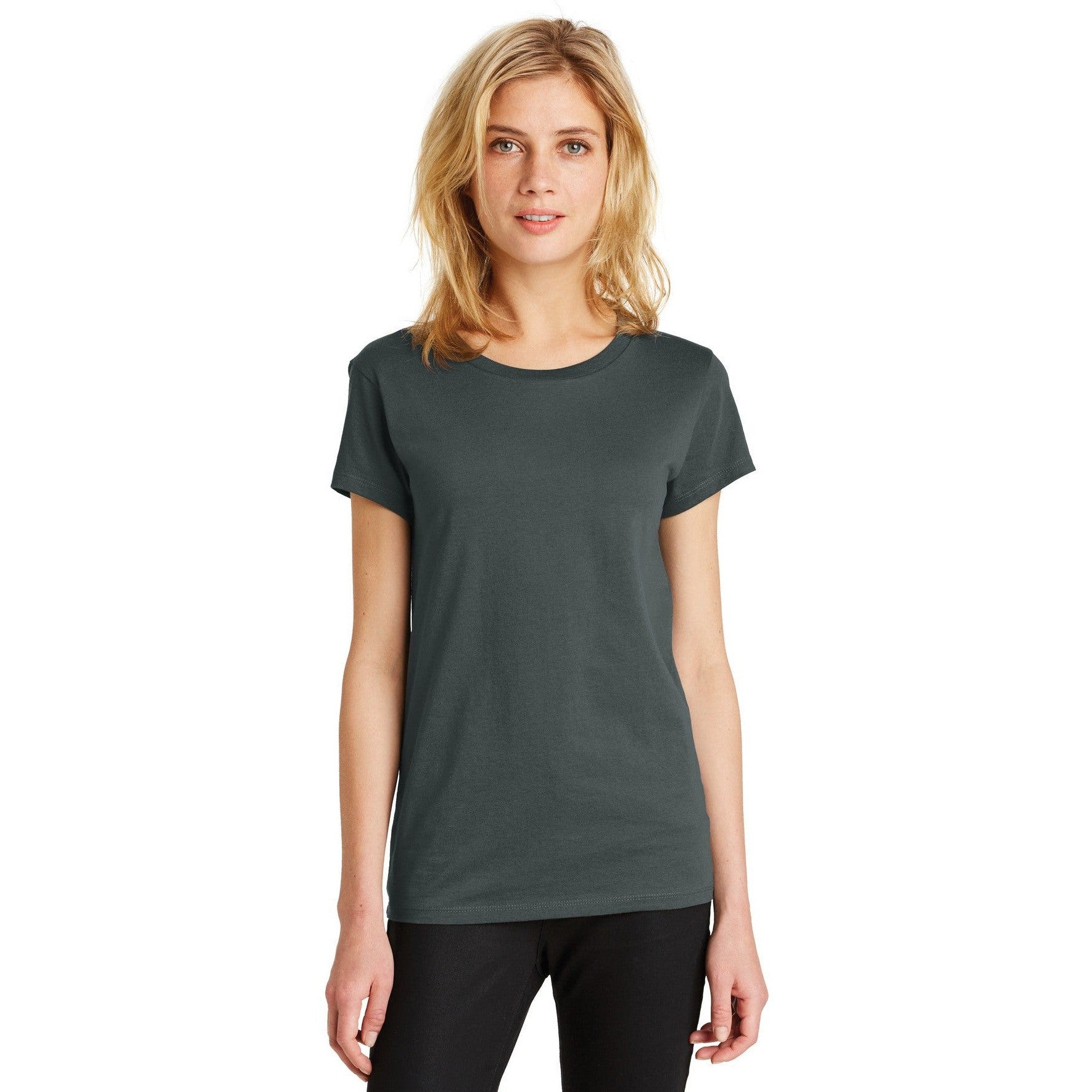 no-logo CLOSEOUT - Alternative Women's Legacy Crew T-Shirt-Alternative-Deep Charcoal-L-Thread Logic
