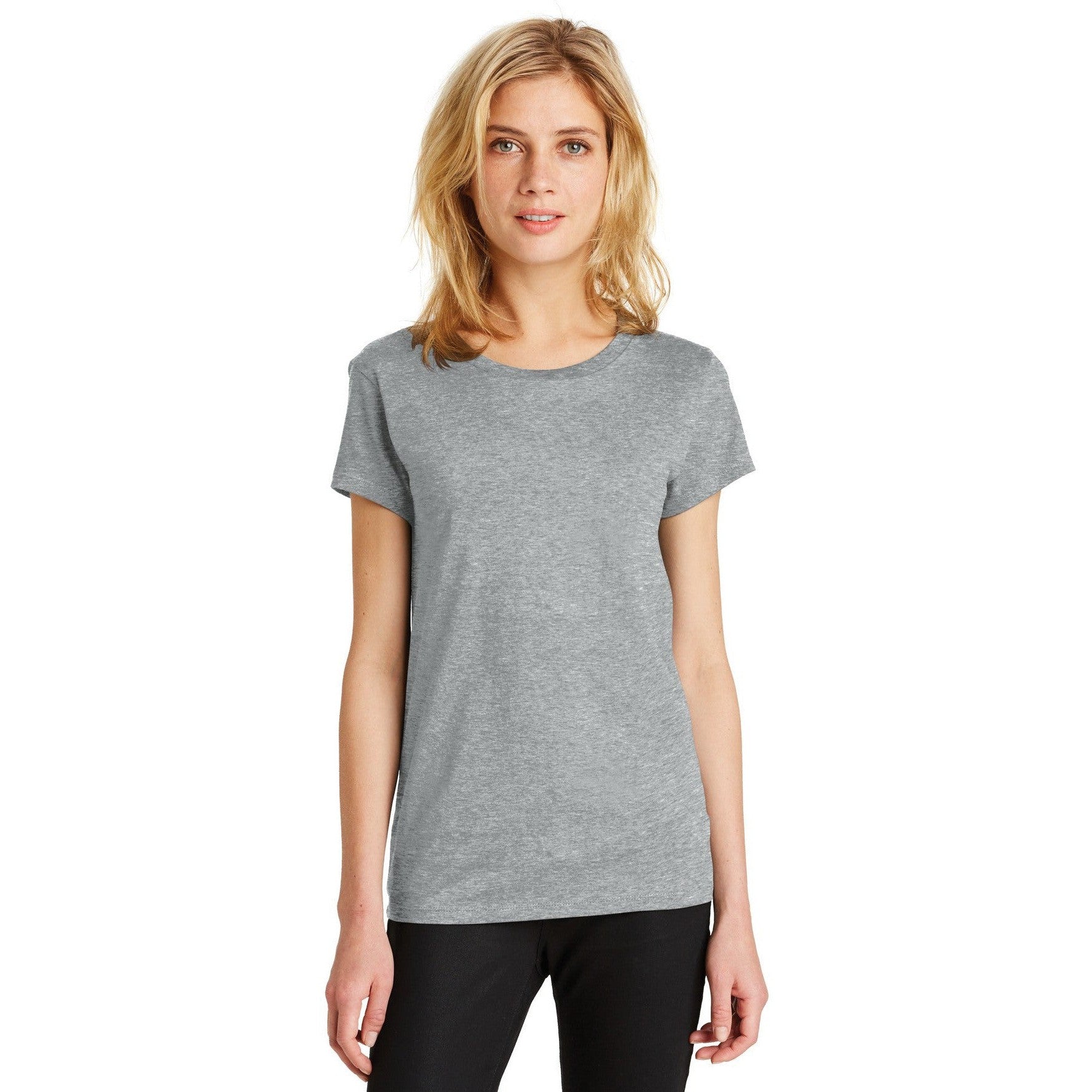 no-logo CLOSEOUT - Alternative Women's Legacy Crew T-Shirt-Alternative-Heather Grey-L-Thread Logic