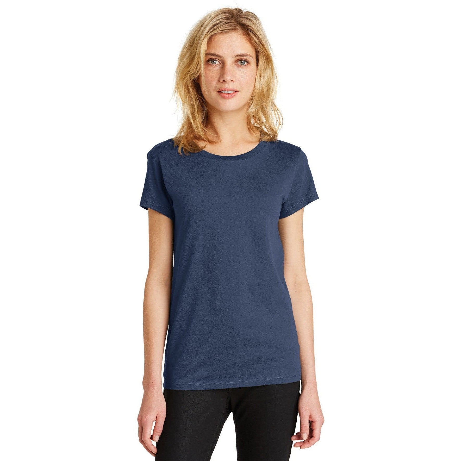 no-logo CLOSEOUT - Alternative Women's Legacy Crew T-Shirt-Alternative-Light Navy-L-Thread Logic