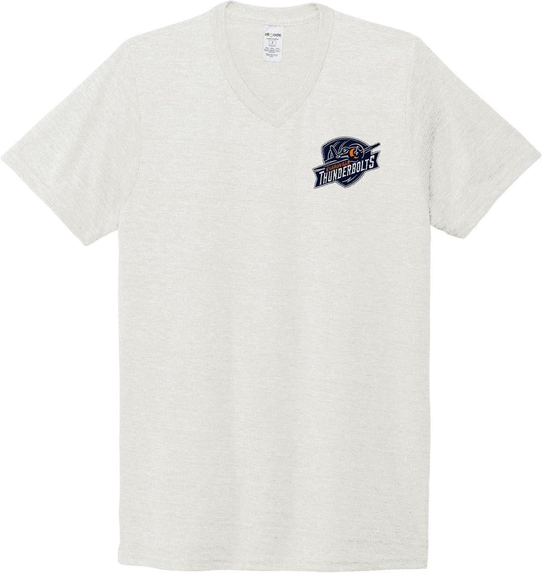 Allmade Unisex Tri-Blend V-Neck T-Shirt with Custom Embroidery | AL2014 ...