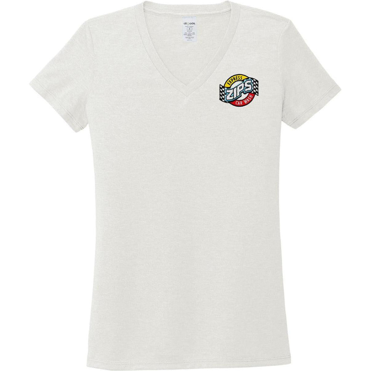no-logo Allmade Ladies Tri-Blend V-Neck Tee-Regular-Allmade-Thread Logic