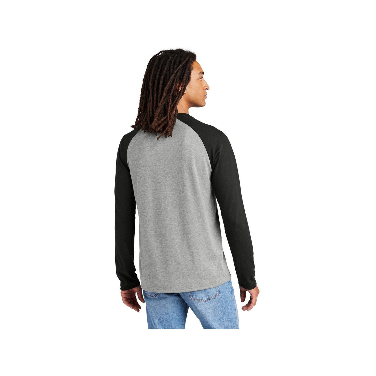no-logo Allmade Unisex Tri-Blend Long Sleeve Colorblock Raglan-Allmade-Thread Logic