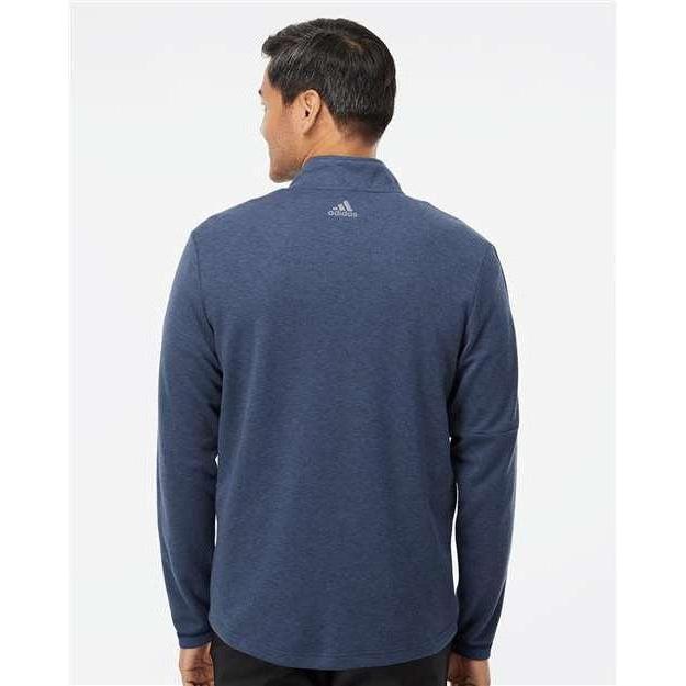 no-logo Adidas 3-Stripes Quarter-Zip Sweater-Apparel-Adidas-Thread Logic