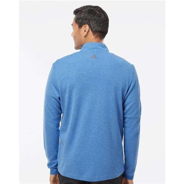 no-logo Adidas 3-Stripes Quarter-Zip Sweater-Apparel-Adidas-Thread Logic