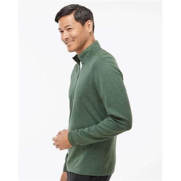 no-logo Adidas 3-Stripes Quarter-Zip Sweater-Apparel-Adidas-Thread Logic
