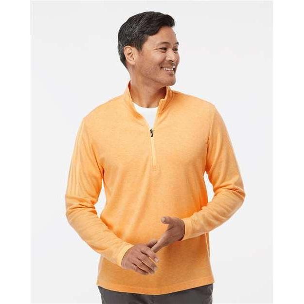 no-logo Adidas 3-Stripes Quarter-Zip Sweater-Apparel-Adidas-Thread Logic