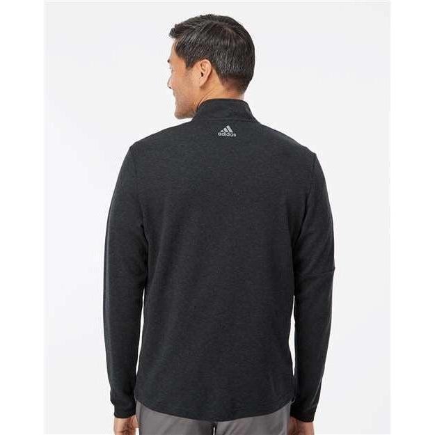 no-logo Adidas 3-Stripes Quarter-Zip Sweater-Apparel-Adidas-Thread Logic