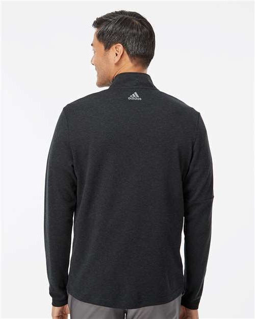 no-logo Adidas 3-Stripes Quarter-Zip Sweater-Apparel-Adidas-Thread Logic