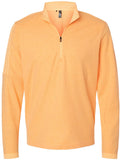 Adidas 3-Stripes Quarter-Zip Sweater-Apparel-Adidas-Acid Orange Melange-S-Thread Logic