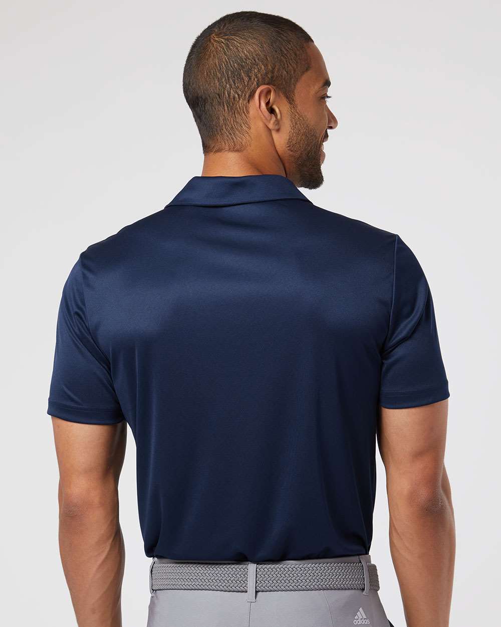 no-logo Adidas 3Stripes Shoulder Polo-Men's Polos-Adidas-Thread Logic