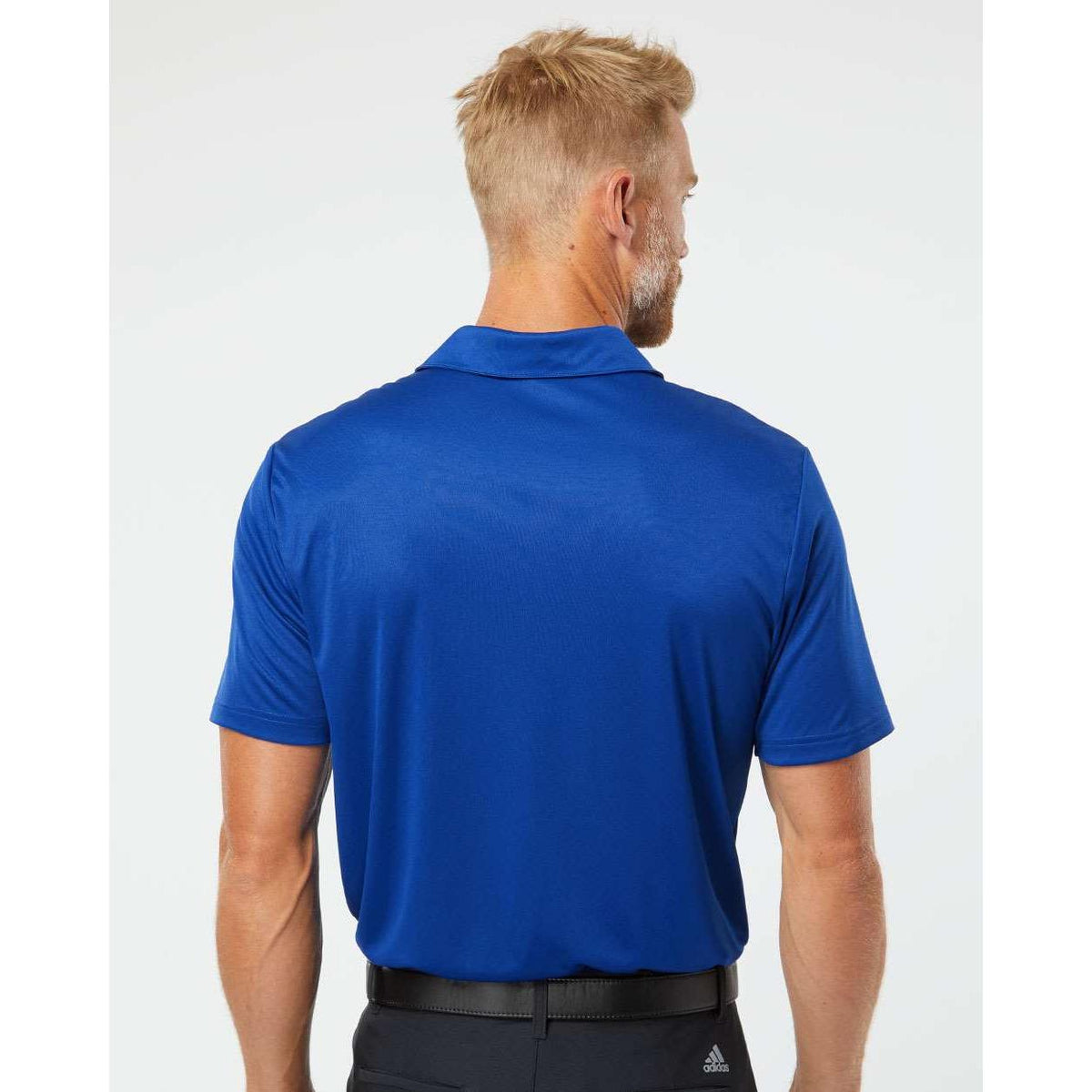 no-logo Adidas 3Stripes Shoulder Polo-Men's Polos-Adidas-Thread Logic