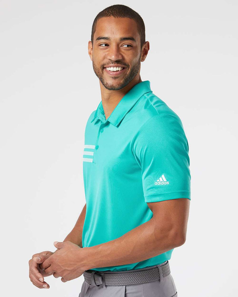 no-logo Adidas 3Stripes Shoulder Polo-Men's Polos-Adidas-Thread Logic
