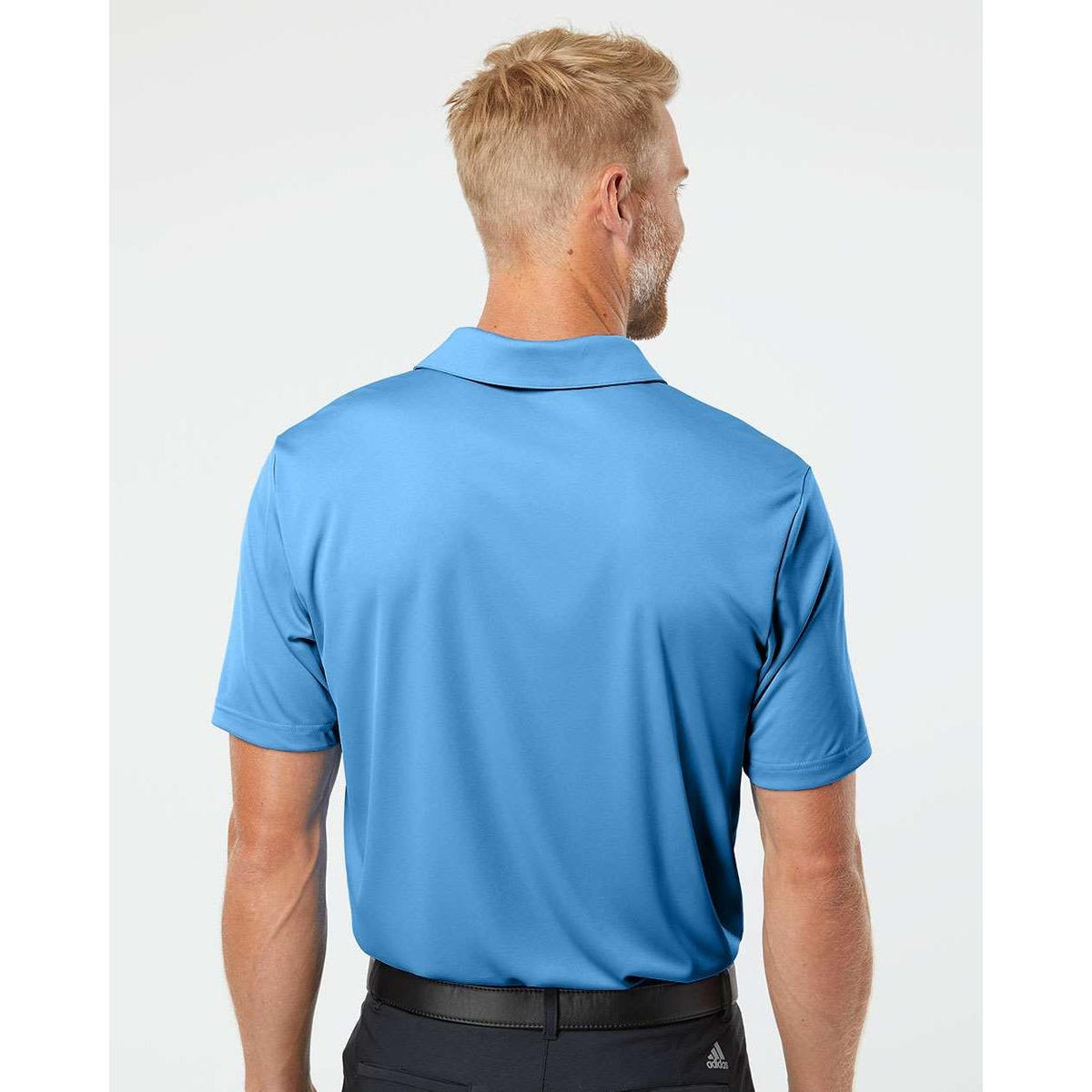 no-logo Adidas 3Stripes Shoulder Polo-Men's Polos-Adidas-Thread Logic