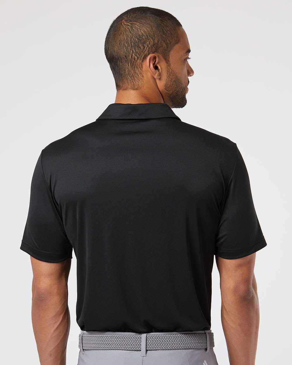 no-logo Adidas 3Stripes Shoulder Polo-Men's Polos-Adidas-Thread Logic