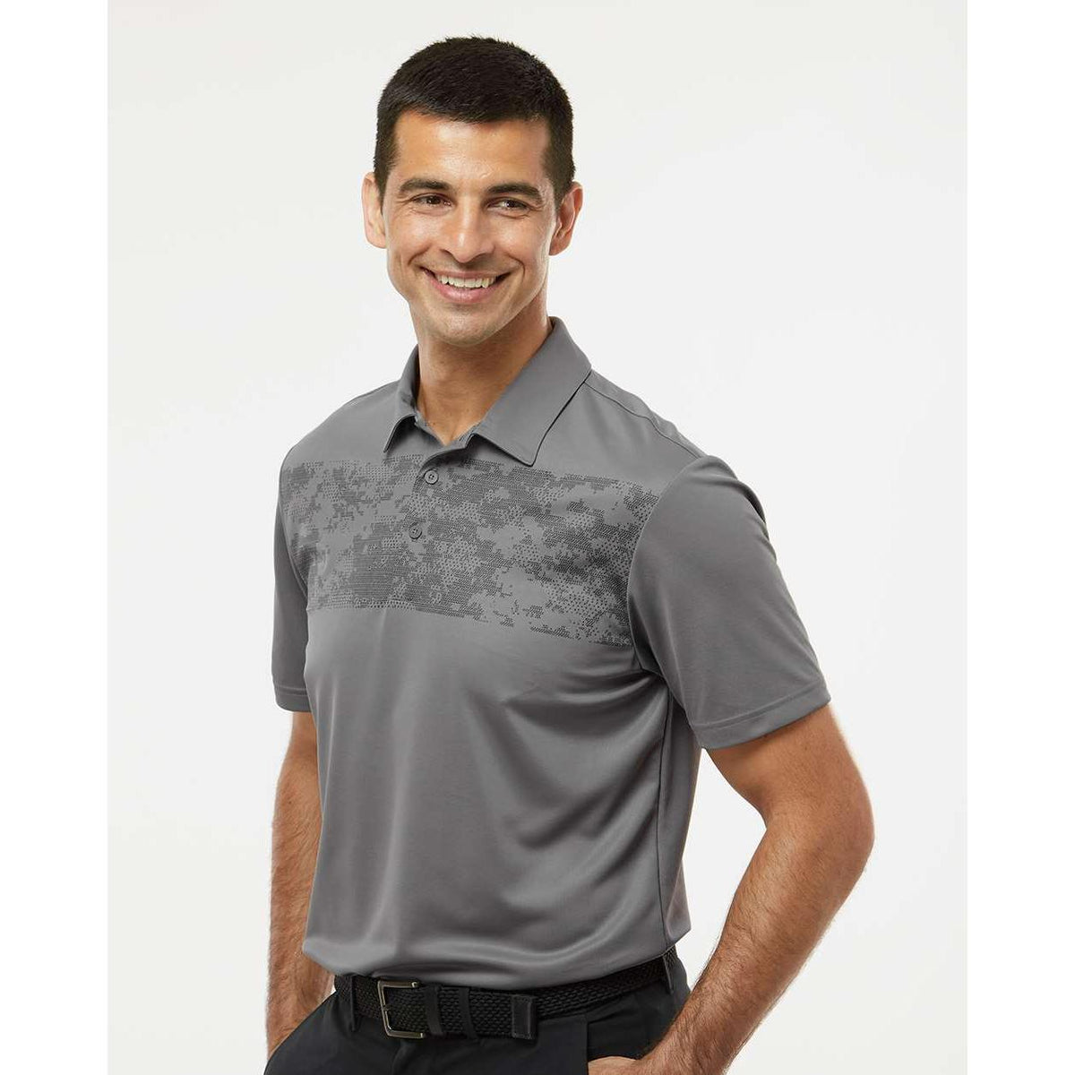 no-logo Adidas Camo Chest Print Polo-Adidas-Thread Logic