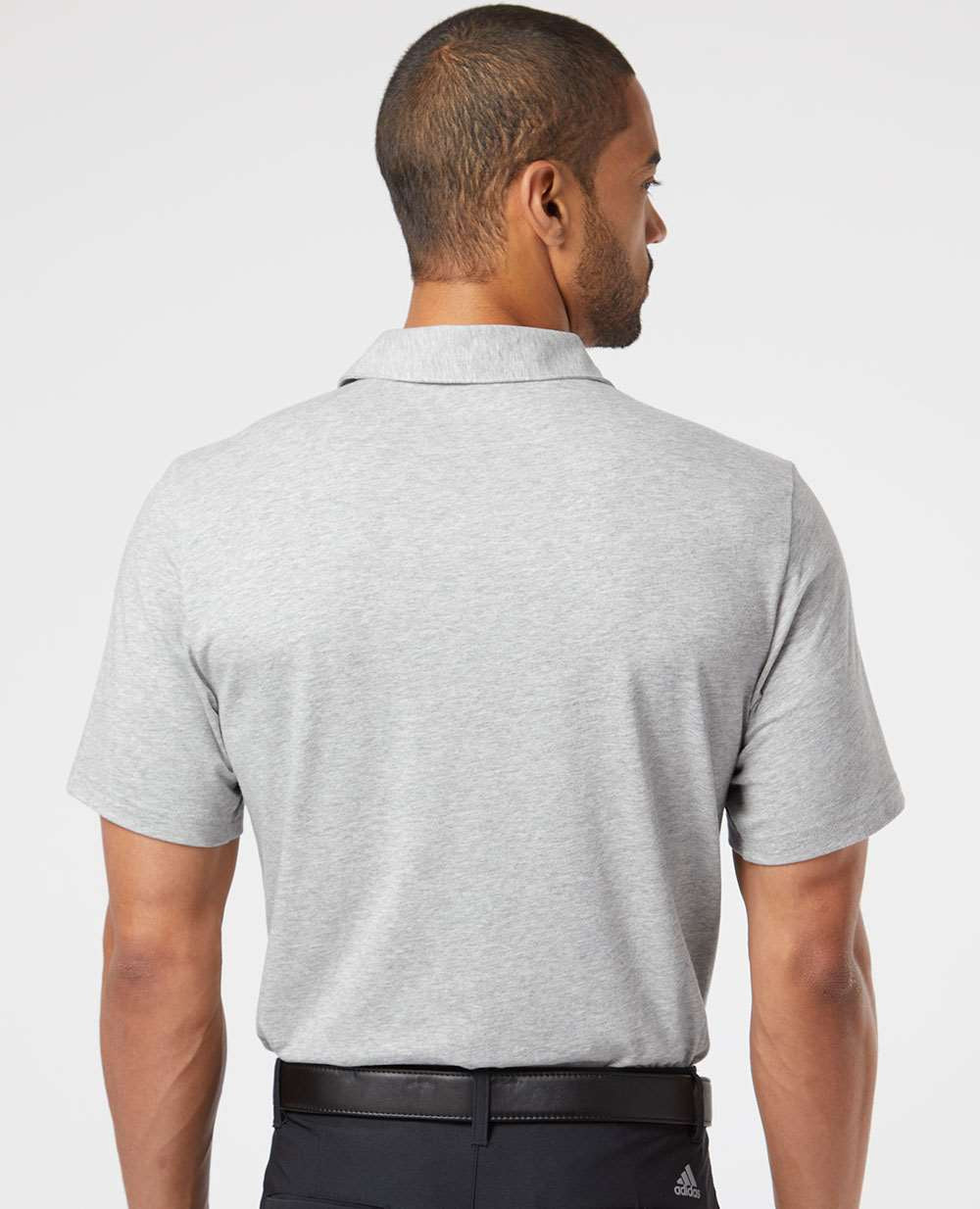 no-logo Adidas Cotton Blend Polo -Men's Polos-Adidas-Thread Logic