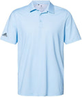 no-logo Adidas Diamond Dot Print Sport Shirt -Men's Polos-Adidas-Glow Blue/White/Navy-S-Thread Logic