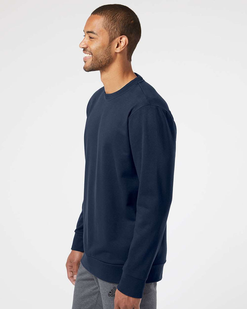no-logo Adidas Fleece Crewneck Sweatshirt-Men's Layering-Adidas-Thread Logic