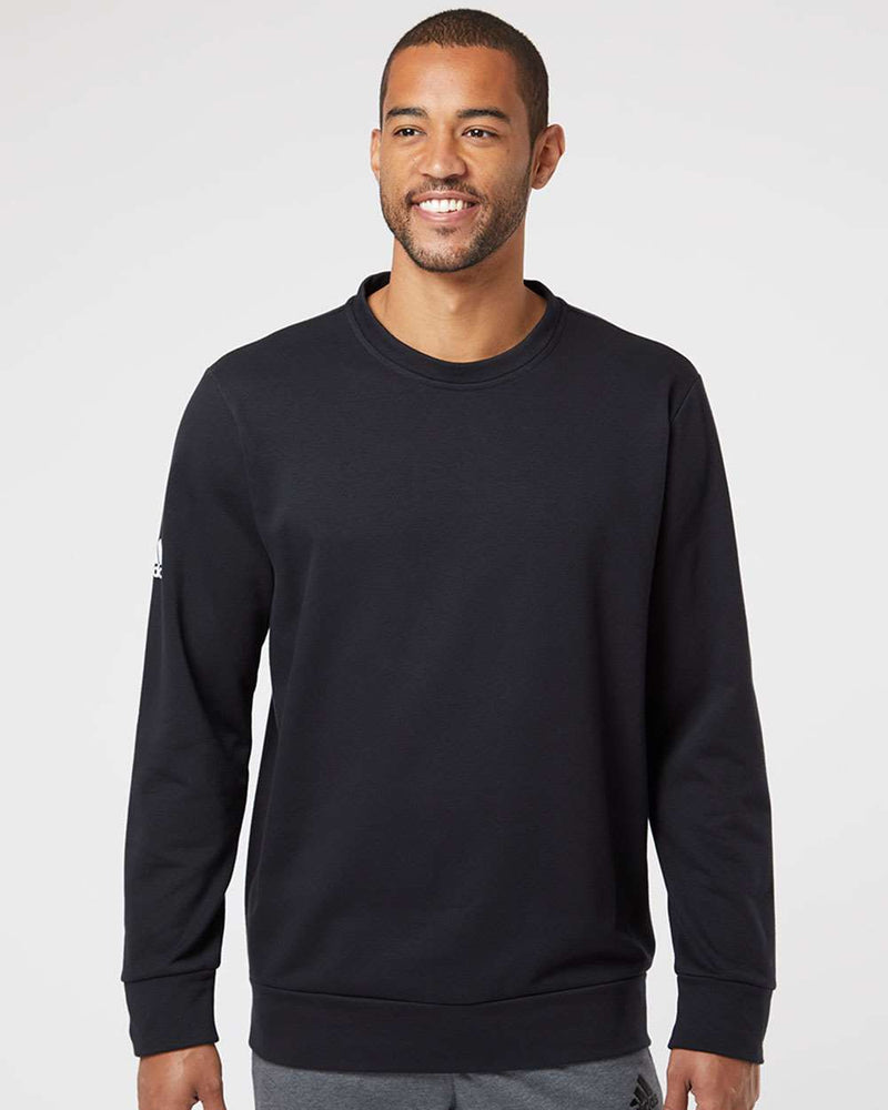 no-logo Adidas Fleece Crewneck Sweatshirt-Men's Layering-Adidas-Thread Logic