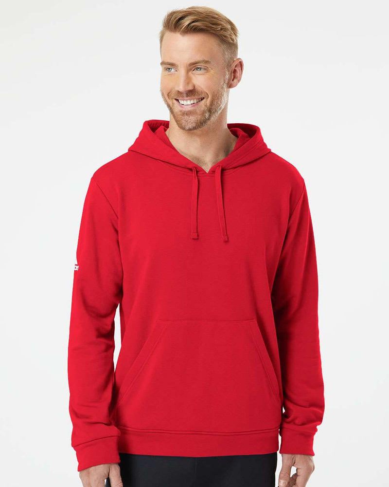 no-logo Adidas Fleece Hooded Sweatshirt-Men's Layering-Adidas-Thread Logic