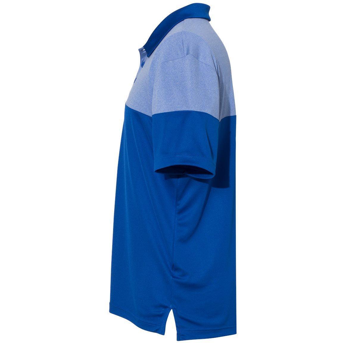no-logo Adidas Heather 3Stripes Block Polo-Men's Polos-Adidas-Thread Logic