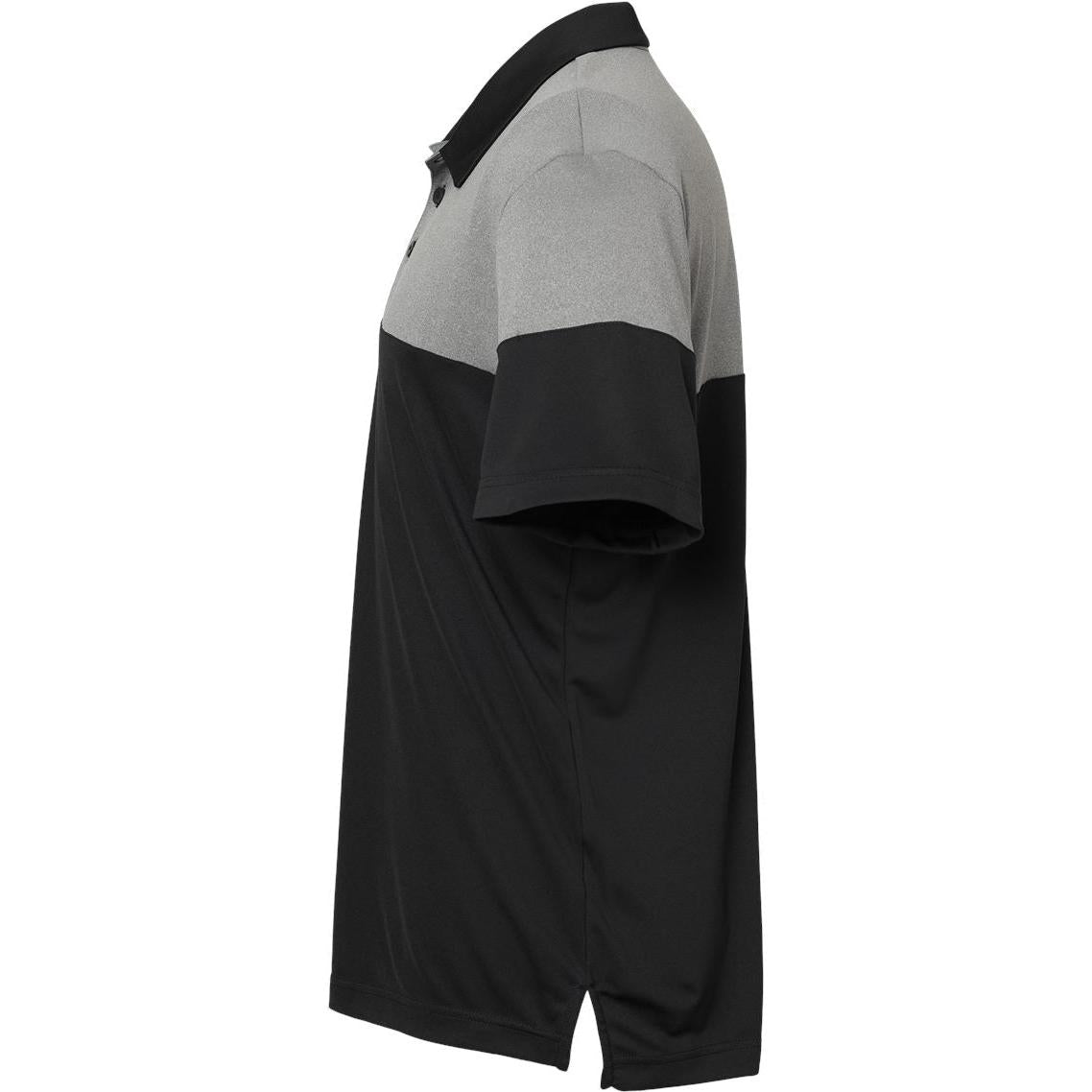 no-logo Adidas Heather 3Stripes Block Polo-Men's Polos-Adidas-Thread Logic