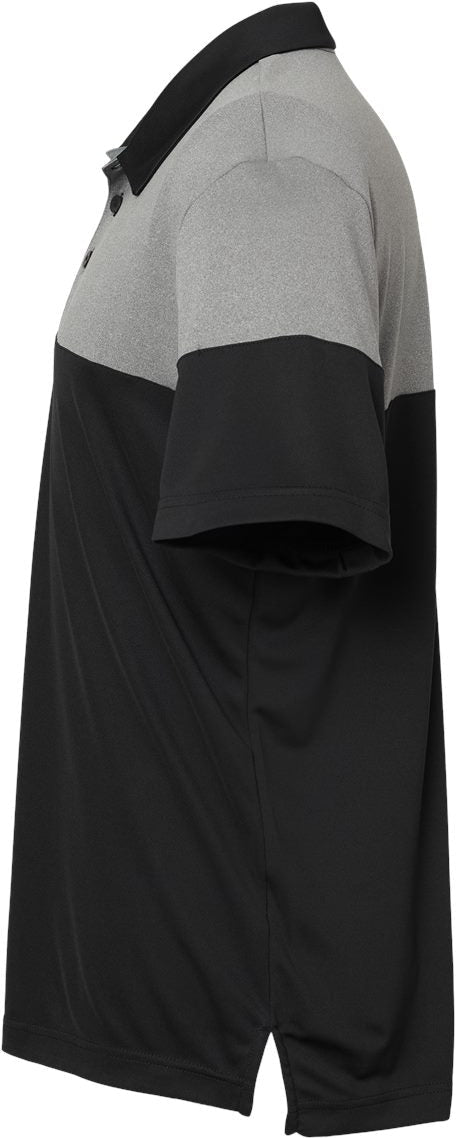 no-logo Adidas Heather 3Stripes Block Polo-Men's Polos-Adidas-Thread Logic