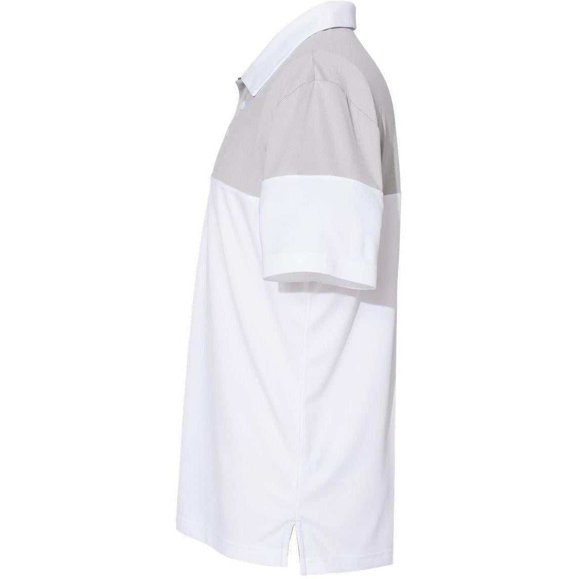no-logo Adidas Heather 3Stripes Block Polo-Men's Polos-Adidas-Thread Logic