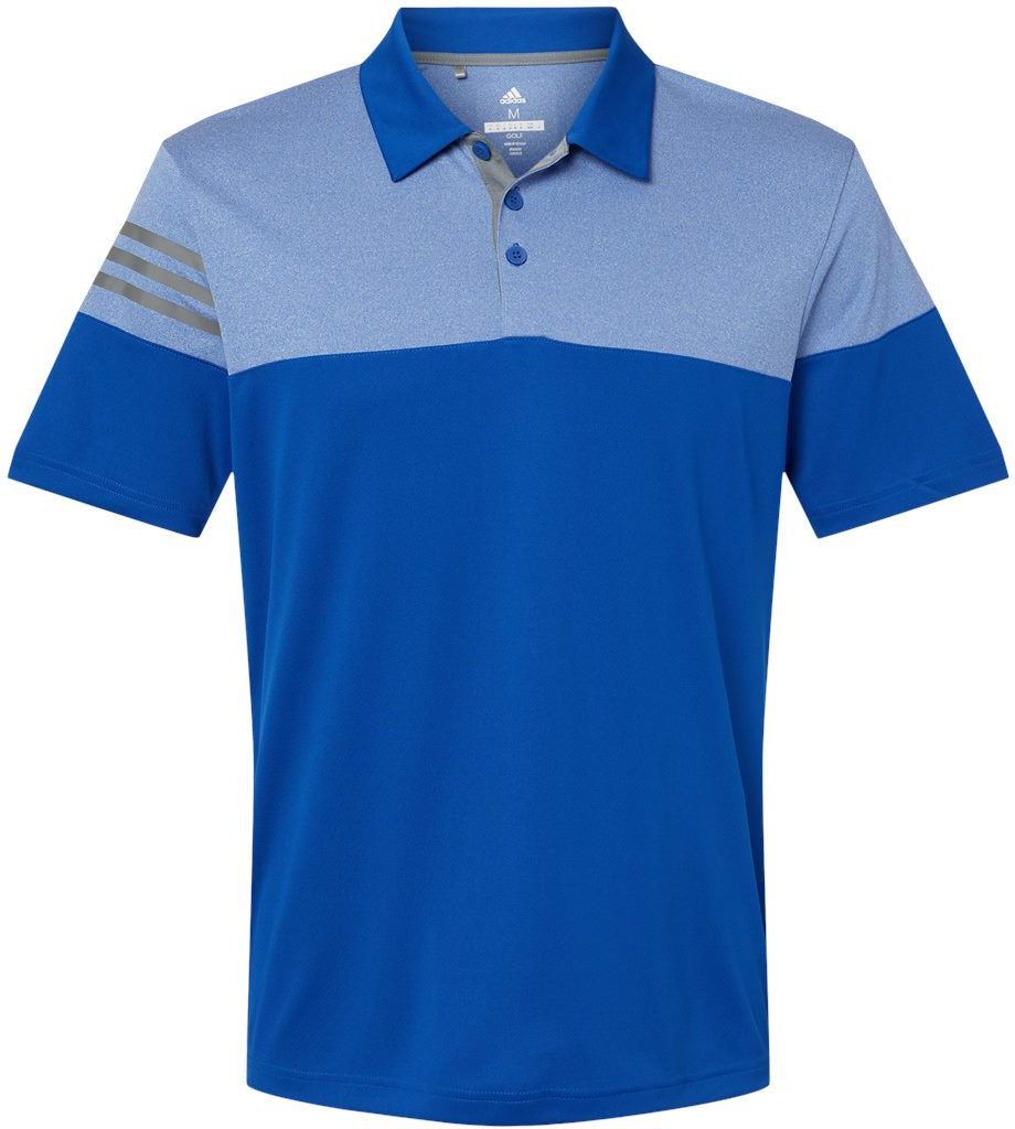 Adidas Heather 3Stripes Block Polo